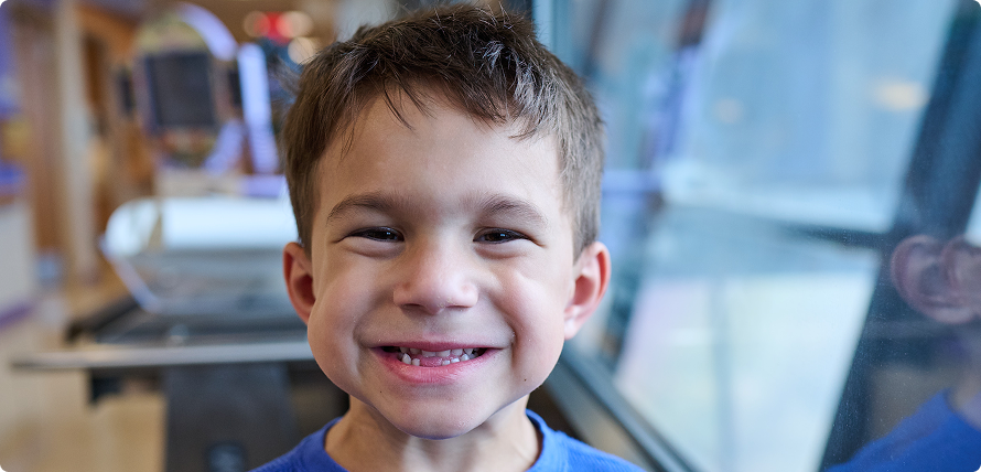 Elliott, a Race for Every Child patient ambassador.