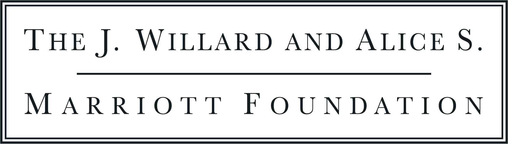 The J. Willard and Alice S. Marriott Foundation logo