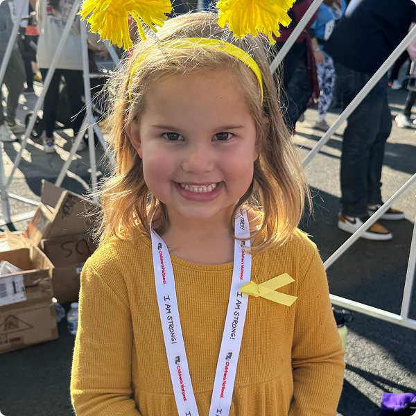 Claire, a Race for Every Child patient ambassador.