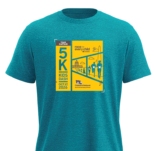 Race for Every Child Team Captain T-shirt.