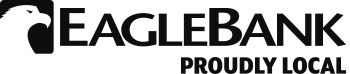 EagleBank Proudly Local logo.